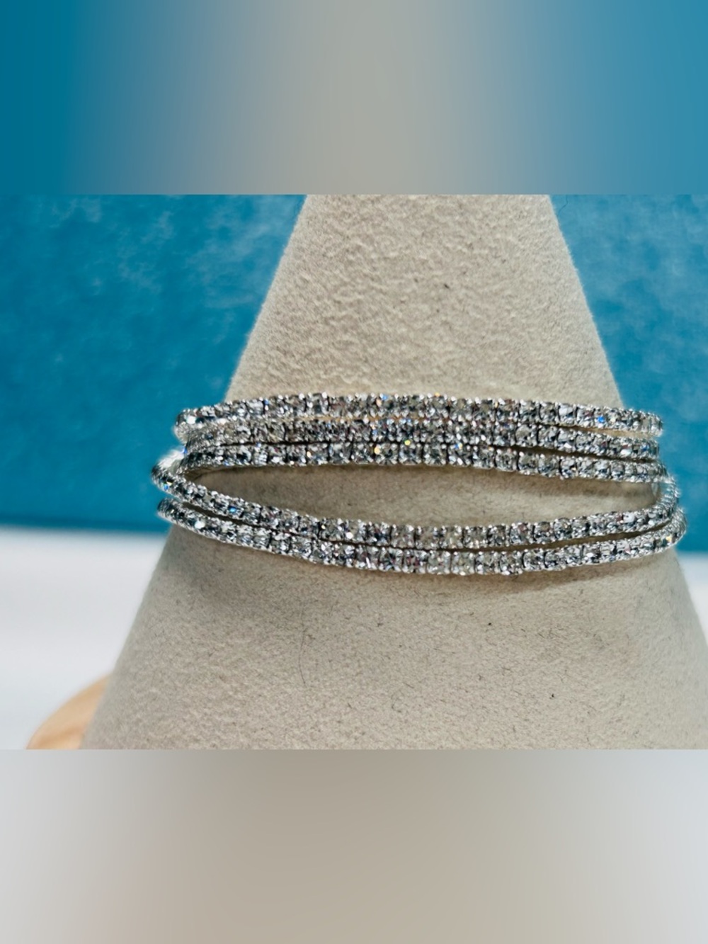 Dainty rhinestone bracelets set of 5 brand new with tags NWT